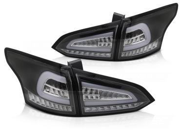 Voll LED Lightbar Rückleuchten für Ford Focus MK3 Turnier Bj. 11-18 Schwarz